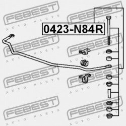 HÁTSÓ STABILIZÁTORKILINCS MITSUBISHI CHARIOT GRANDIS N80,90 1997.08-2003.04 JPN MB001622