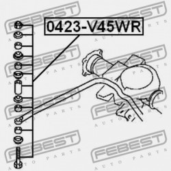 HÁTSÓ STABILIZÁTORKILINCS MITSUBISHI CHALLENGER K90 1996.05-2001.08 JPN MB598098
