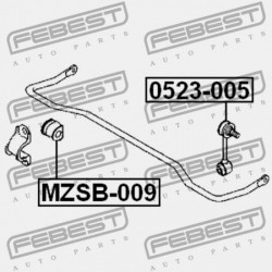 HÁTSÓ STABILIZÁTORKILINCS MAZDA 6 WAGON GY 2002-2005 EU GJ6A-28-170B