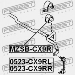 BAL ELSŐ STABILIZÁTORKILINCS MAZDA CX-9 TB 2007-2012 EU TD11-34-170A