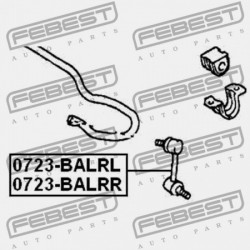 BAL HÁTSÓ STABILIZÁTORKILINCS SUZUKI BALENO/ESTEEM SY413/SY415/SY416/SY418/SY419 1995-2001 46640-80F00