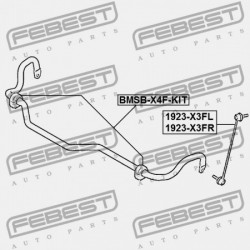 BAL ELSŐ STABILIZÁTORKILINCS BMW X3 F25 2009-2013 ECE 31306787163