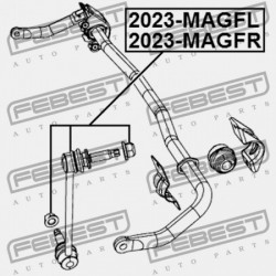 BAL ELSŐ STABILIZÁTORKILINCS CHRYSLER 300C 2004-2010 04895483AA