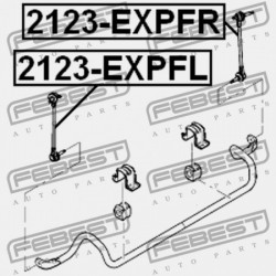 BAL ELSŐ STABILIZÁTORKAPCSOLÓ FORD EXPLORER KÁD 2011-2013 LEHET BB5Z-5K483-A