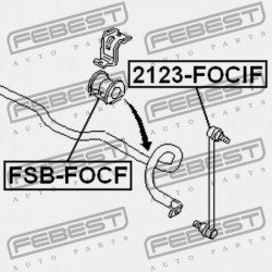 ELÜLSŐ STABILIZÁTORKILINCS FORD FOCUS CAK 1998-2005 EU 5S4Z-5K484-AA