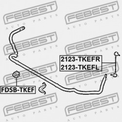 BAL ELSŐ STABILIZÁTORKILINCS FORD RANGER TKE 2012- EU 1732874