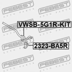 HÁTSÓ STABILIZÁTORKILINCS AUDI A1 2011- MEX 5Q0505465C