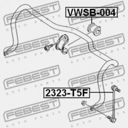 ELSŐ STABILIZÁTORKILINCS VOLKSWAGEN TRANSPORTER 7H 2003-2010 MEX 7H0411317