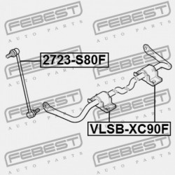 ELÜLSŐ STABILIZÁTORKILINCS VOLVO XC90 2003- 31201602