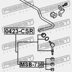 STAB LINK KIT. MITSUBISHI LANCER,LANCER CEDIA CS,CT 2000.03-2009.08 JPN MR476595