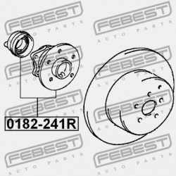 HÁTSÓ KERÉKAGY VISSZAVONT 42450-63011