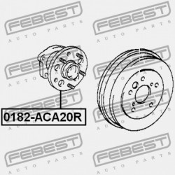 HÁTSÓ KERÉKAGY TOYOTA ISIS ANM1,ZGM1,ZNM10 2004.09- JP 42410-42020