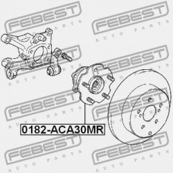 HÁTSÓ KERÉKAGY TOYOTA RAV4 ACA3,ALA3,GSA33,ZSA3 2005.11-2012.12 GR 42410-42040