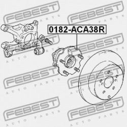 HÁTSÓ KERÉKAGY TOYOTA RAV4 ACA3,ALA3,GSA33,ZSA3 2005.11-2012.12 GR 42450-42040