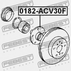 ELÜLSŐ KERÉKAGY TOYOTA CAMRY (JPP) ACV30,MCV3 2001.07-2006.01 US 43502-28090