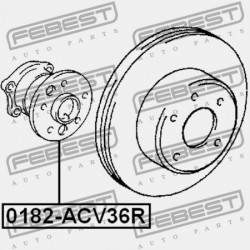 HÁTSÓ KERÉKAGY VISSZAVONT 42410-33010