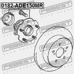 TOYOTA AURIS/HYBRID (UKP) HÁTSÓ KERÉKAGY ADE15,NDE150,NRE150,ZRE15,ZZE150,Z 42450-12100