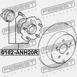 HÁTSÓ KERÉKAGY TOYOTA ALPHARD/VELLFIRE/HV AGH30,AYH30,GGH30 2015.01- GR 42450-28030