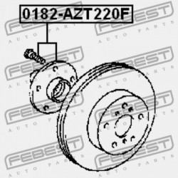 TOYOTA AVENSIS AZT25 ELSŐ KERÉKAGY 2003.07-2008.11 JP 43502-32080