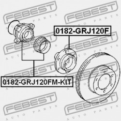 ELÜLSŐ KERÉKAGY+KERÉKAGY KPL. TOYOTA LAND CRUISER PRADO GRJ12,KDJ12,RZJ12,TRJ12,VZJ12 2002 43570-60010
