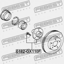 ELÜLSŐ KERÉKAGY TOYOTA CRESTA GX90,JZX9,LX90,SX90 1992.10-1996.09 JP 43502-22080