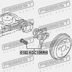 HÁTSÓ KERÉKAGY TOYOTA PASSO KGC1,QNC10 2004.05-2010.02 JP 42410-B1010