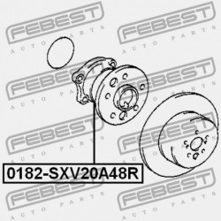 HÁTSÓ KERÉKAGY TOYOTA CAMRY GRACIA MCV2,SXV2 1996.12-2001.09 JP 42450-33010