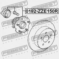 TOYOTA COROLLA (S.AFRIKA) HÁTSÓ KERÉKAGY ADE150,NDE150,NRE150,ZRE15,ZZE150 42450-12090