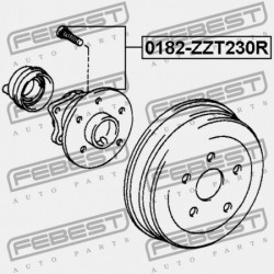 HÁTSÓ KERÉKAGY TOYOTA CELICA ZZT23 1999.08-2005.07 EU 42410-20190