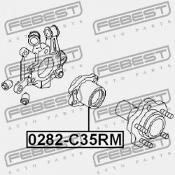 HÁTSÓ KERÉKAGY KÉSZLET NISSAN STAGEA WC34 1996.09-2001.03 JP 43210-AA100