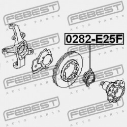 ELSŐ KERÉKAGY KÉSZLET NISSAN URVAN E25 2001.04-2012.06 JP 40210-VW610