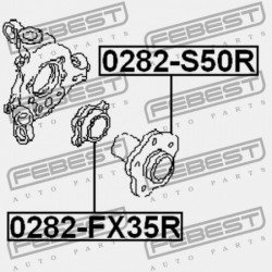 HÁTSÓ KERÉKAGY KÉSZLET NISSAN FX45/35 S50 2003.03-2008.06 GL 43210-WL000