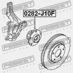 NISSAN QASHQAI J10E ELSŐ KERÉKAGY 2006.12-2013.12 EL 40202-JG000