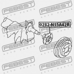 HÁTSÓ KERÉKAGY NISSAN SUNNY B14 1994.01-1999.08 JP 43200-0M801