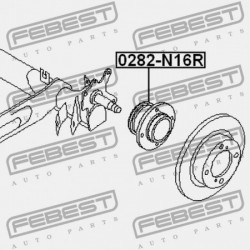 HÁTSÓ KERÉKAGY NISSAN ALMERA UK MÁRKA N16E 2000.02-2006.11 EL 43200-9F500