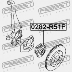 NISSAN PATHFINDER R51M ELSŐ KERÉKAGY 2005.01-2014.11 EL 40202-4X01A