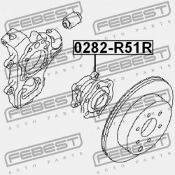 NISSAN PATHFINDER R51M HÁTSÓ KERÉKAGY 2005.01-2014.11 EL 43202-EA500