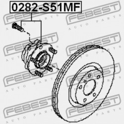 NISSAN FUGA Y50 ELSŐ KERÉKAGY 2004.10-2009.11 JP 40202-EG36C