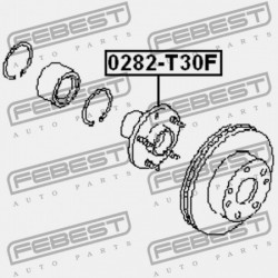 NISSAN X-TRAIL T30 ELSŐ KERÉKAGY 2004.03-2006.12 CA 40202-2Y010