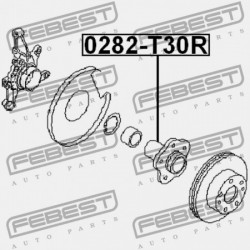 CSAPÁGY NÉLKÜLI HÁTSÓ KERÉKAGY NISSAN X-TRAIL T30 2004.03-2006.12 CA 43202-AG000