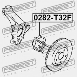NISSAN X-TRAIL INNMAKE T32N ELSŐ KERÉKAGY 2014.09- GR 40202-4BA0A