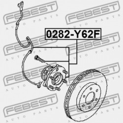 NISSAN PATROL Y62 ELSŐ KERÉKAGY 2010.03- EL 40202-1LB0A
