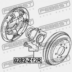 NISSAN TIIDA JPN MÁRKA C11 HÁTSÓ KERÉKAGY 2005.08-2012.06 GL 43202-ED000