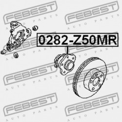 NISSAN MURANO Z50 HÁTSÓ KERÉKAGY 2002.09-2007.10 CA 43202-CA000