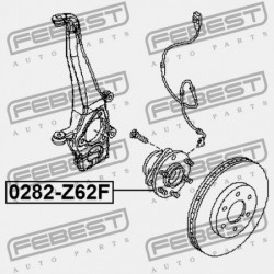 NISSAN QX80/QX56 Z62 ELSŐ KERÉKAGY 2010.03- GL 40202-1LA0A