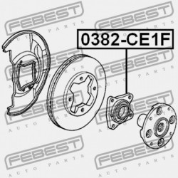 HONDA ACCORD CD5 1994-1997 HONDA ACCORD CD5 1994-1997 ELSŐ KERÉKAGY KÉSZLET US 44200-SN7-008