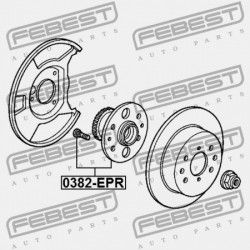 HONDA CIVIC ES1 2001-2005 EU HÁTSÓ KERÉKAGY 42200-S5A-J01