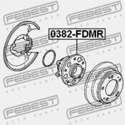 HÁTSÓ KERÉKAGY HONDA CIVIC 4D FD1 2006-2014 JP 42200-SNA-A51