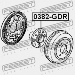 HÁTSÓ KERÉKAGY HONDA FIT ALMAS GD1 2002-2008 JP 42200-SAA-G02