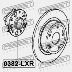 HÁTSÓ KERÉKAGY HONDA ACCORD CR1 2013-2014 GN 42200-T2A-A51